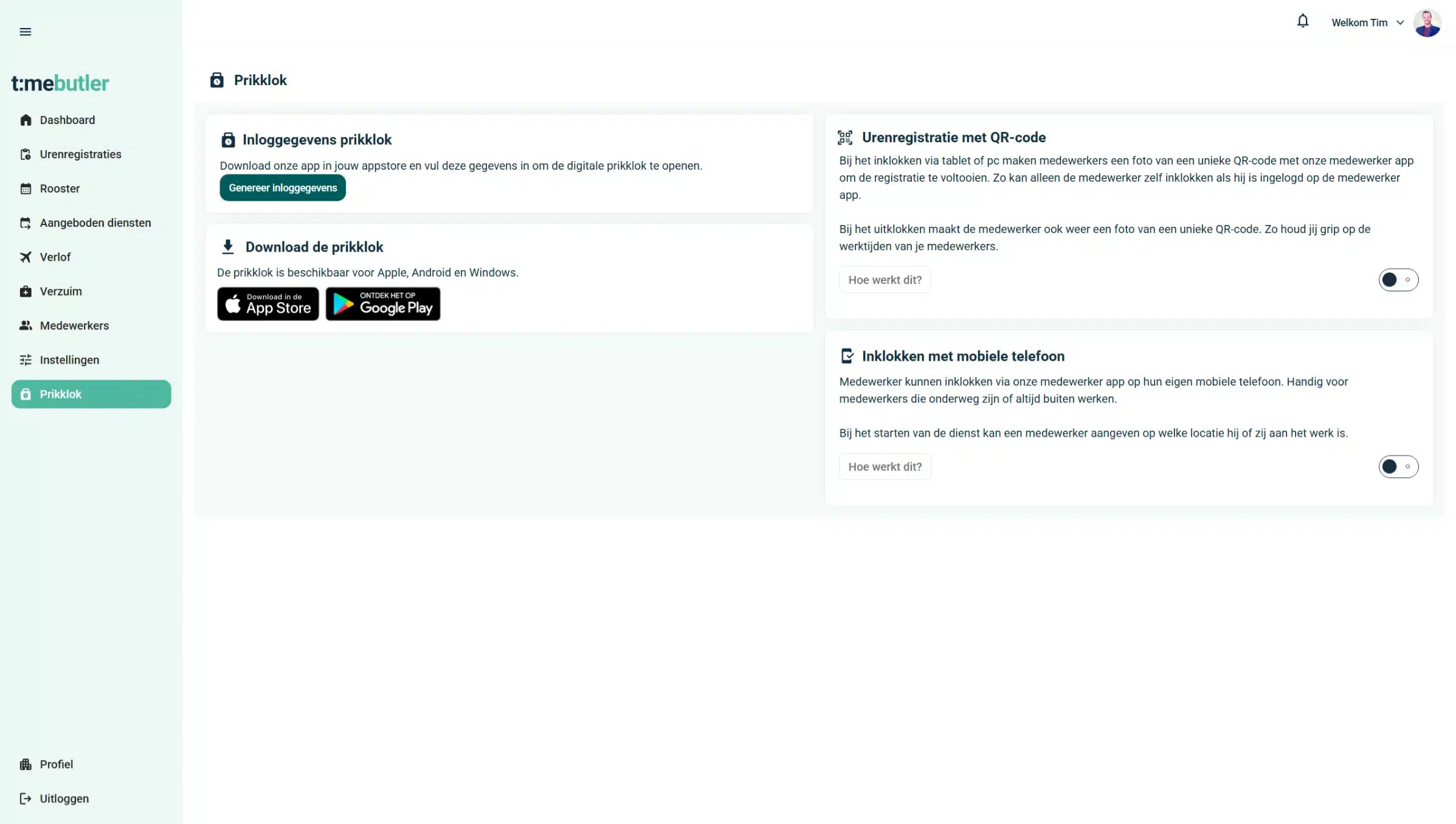 Starten met urenregistratie