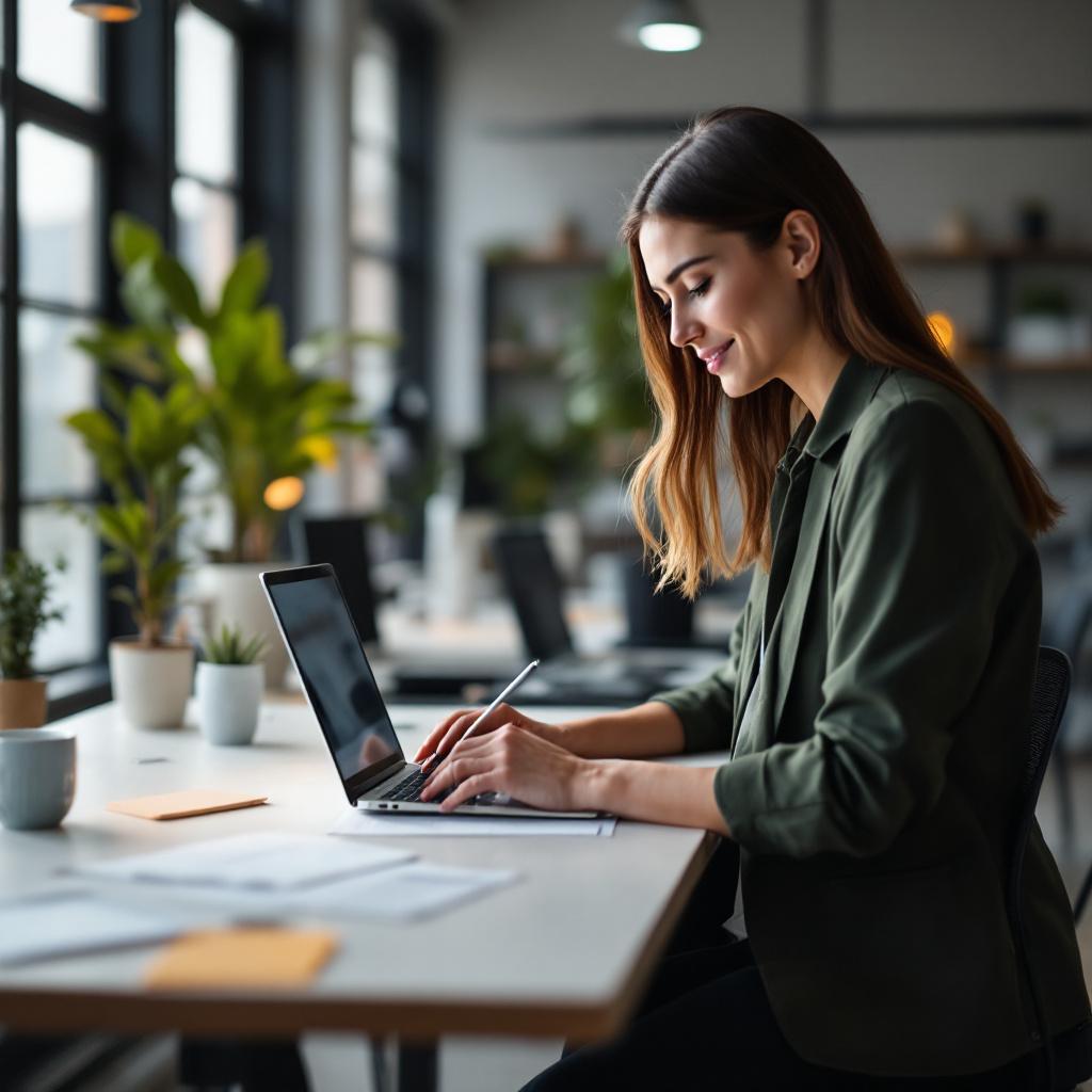urenregistratie-arbeidstijdenwet-verplicht-werkgever Werkgever bekijkt verplichte urenregistratie volgens Arbeidstijdenwet op computer