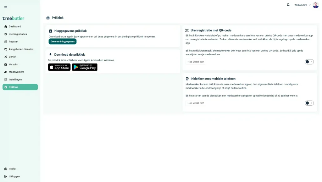 Starten met urenregistratie